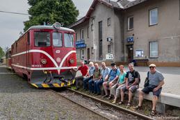 Die letzte Schmalspurbahn der Ceske Drahy fährt zwischen Tremesna und Hotzenplotz (tschechisch Osoblaha) Foto © Michael Schneeberger